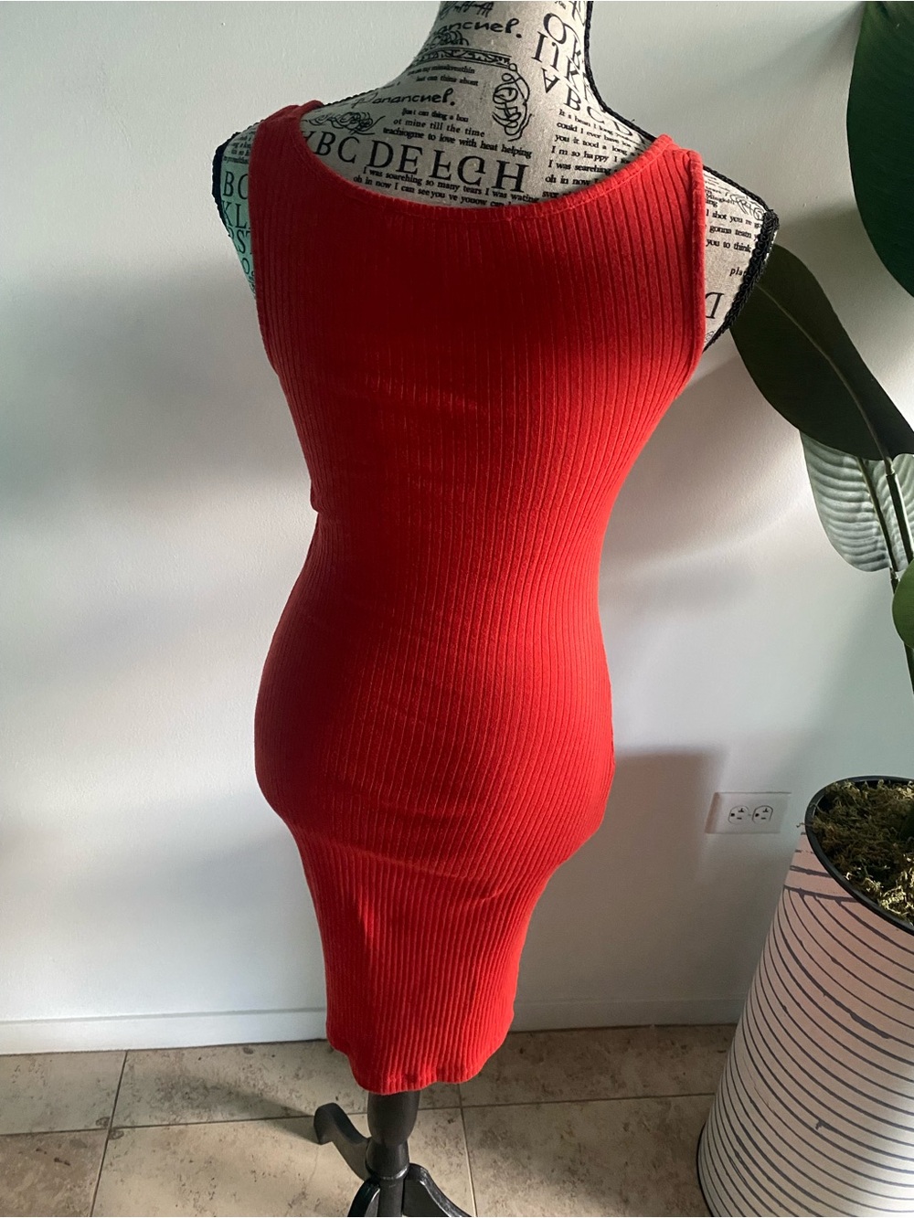 French Connection Ribbed Tank Dress! - Picture 6 of 9